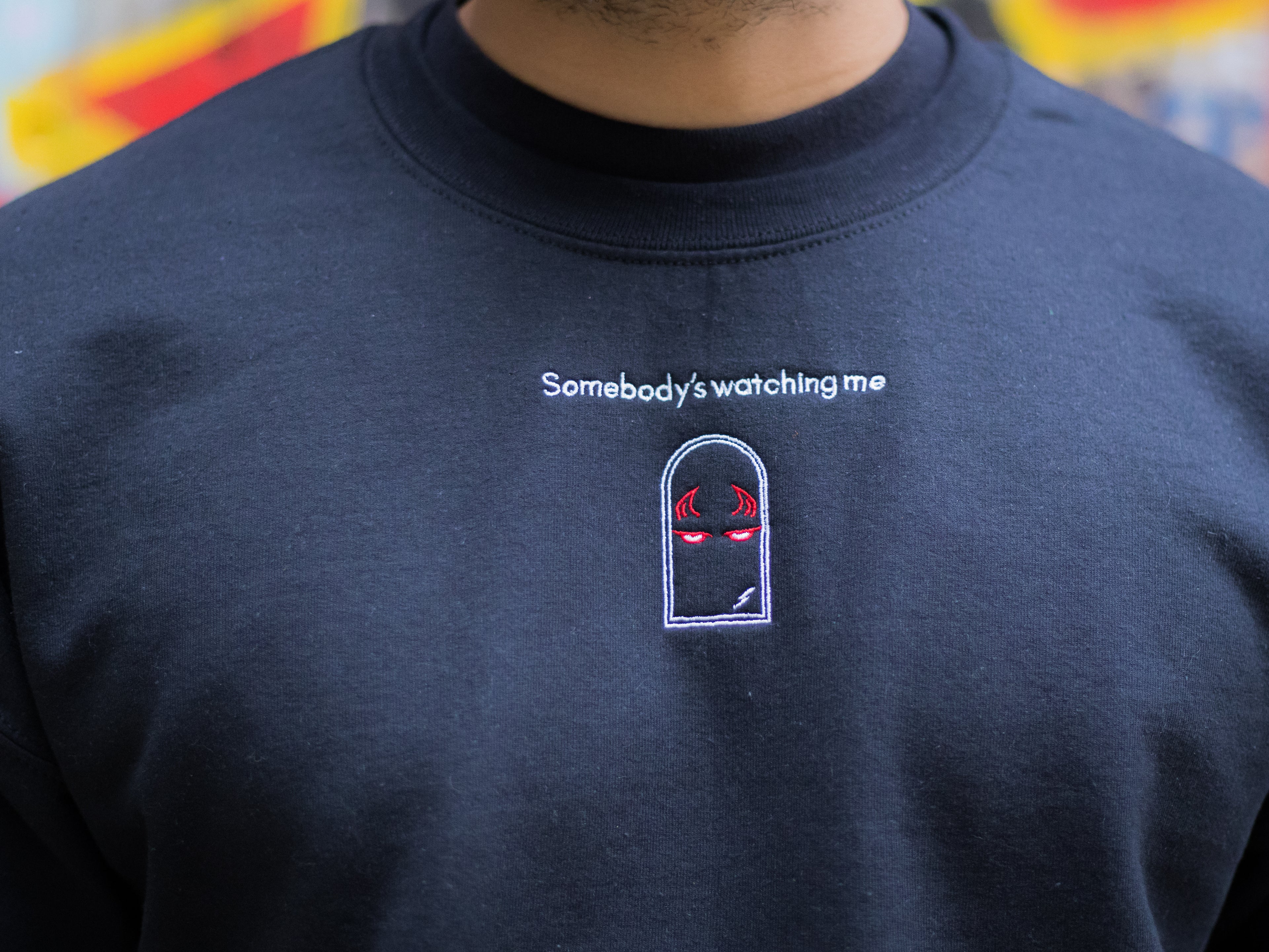 Somebody’s watching me - White